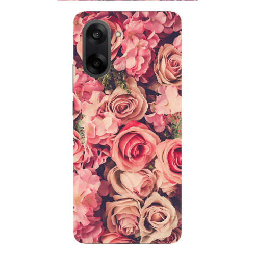 Oneplus Nord CE 5 Bud Roses Transparent Silicone TPU Θήκη